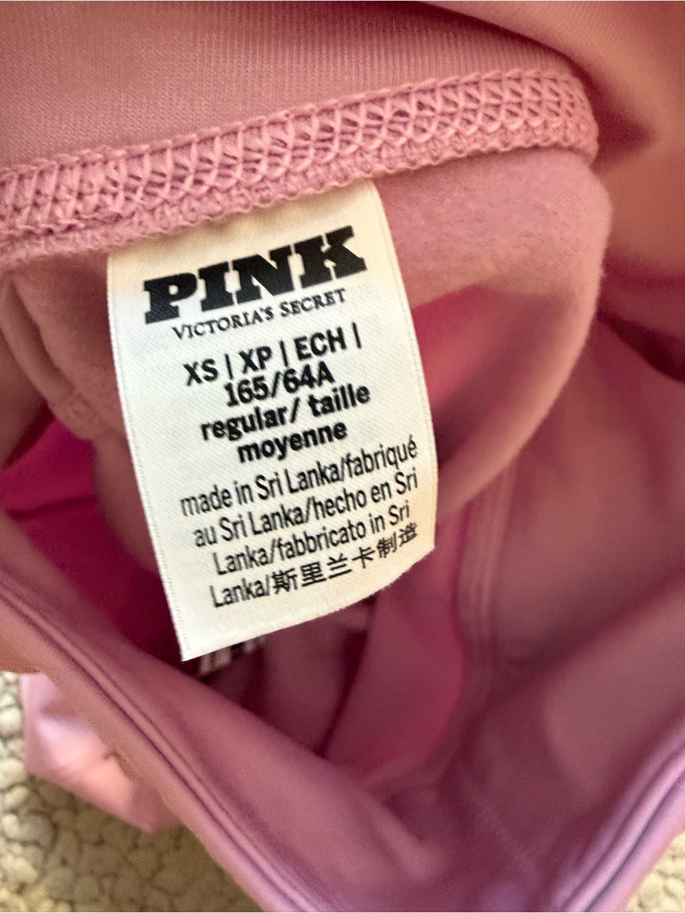 Mid-rise Pink winter performance flare leggings - Picture 5 of 6